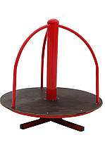 Карусель тримісна без сидінь.