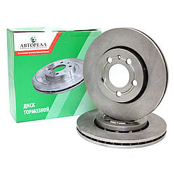Диск гальмівний AUDI A1; VW Bora, Polo; SKODA Fabia, Rapid; SEAT Ibiza III перед. (комплект. 2шт.) [АвтоРеал]