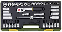 Компактний набір із прапорцевою тріскачкою на 3/8' Proxxon 23282