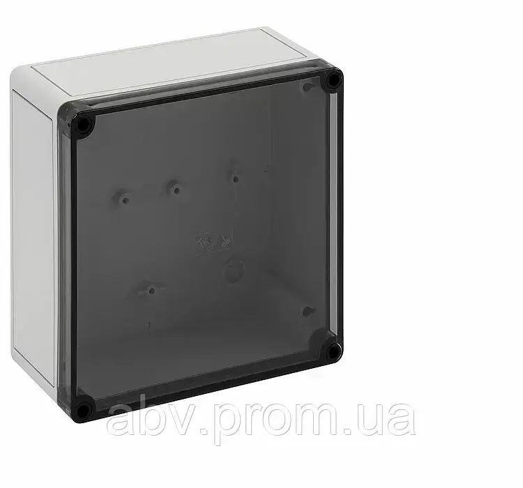 Корпус порожній з прозорою кришкою та гладкими стінками 182х180х90mm серії TK PS 1818-9-to 11100701, фото 1