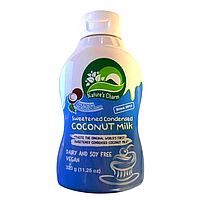 Згущене кокосове молоко (пляшка з дозатором), 320г Nature's Charm