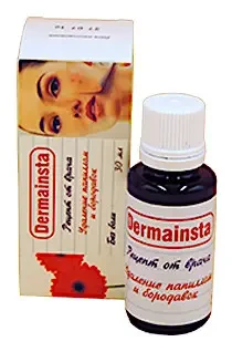 Dermainsta - Краплі від папілом і бородавок (Дермаінста)