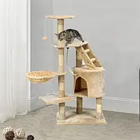 Когтеточка, домик, дряпка для кошек Avko Buffy 1607 башня с ярусами большая и качественная