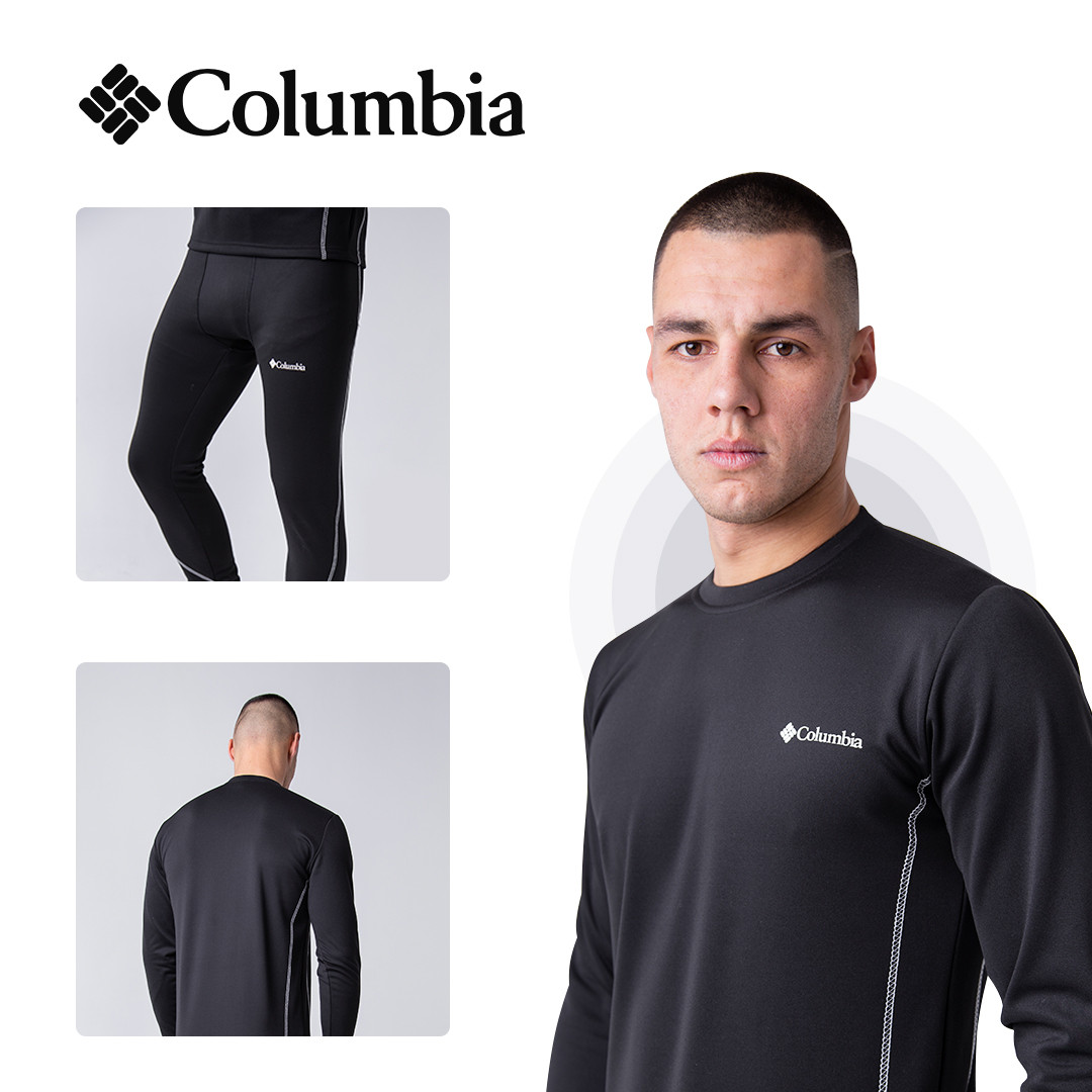 Термобілизна чоловіча Columbia зимова, Чоловіча термобілизна Columbia, Комплект термобілизни чоловічий Columbia, фото 1