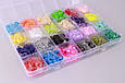 Великий набір намистин та фурнітури для створення біжутерії, 48 осередків, фото 4