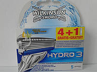 Кассеты для бритья мужские Schick Wilkinson Sword Hydro 3 (Шик Гидро 3 производство Германия) 4 + 1 шт.