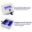 Лампа Вуда ЅР - 023 ( SR-H06 ) 4х4 Вт для дослідження захворювань шкіри, фото 8