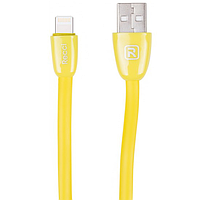 Кабель Recci RCL-S100 USB Lightning Jelly 1м жовтий