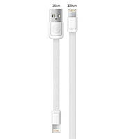 Кабель Combo 2-in-1 WK WDC-009 M&S Lightning microUSB 1м білий