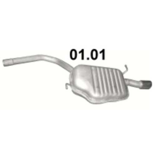 Глушник Аудіо AUDI A6 94-96/100 91-94 2.0 8V/2.4D