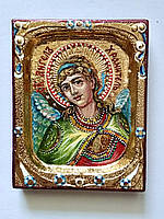 Ікона Ангела Охоронця (писана на дереві) розмір 7,5х5