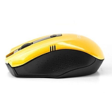 Миша бездротова Gressо GM-896G Wireless жовтий, фото 2