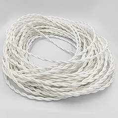 Провід для зовнішньої електропроводки білий 1,5 2-х жильний ER-1089