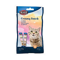 TMTRIXIE TX-42682 Лакомства для кішок з креветкою Trixie Creamy Snack Shrimp 5 шт. / 70g