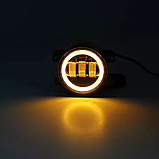 Протитуманні LED з ДХО штатні ПТФ Рено Renault Dacia Logan Ford, фото 4