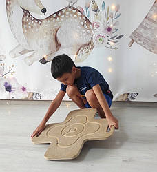 Балансувальна дошка балансир з ЛАБІРИНТОМ Double! Дитячий Баланс борд Лабіринт, степ платформа, баланс борд