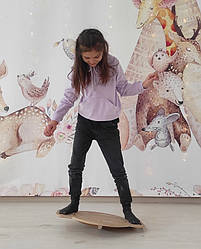 Балансувальна дошка балансир з ЛАБІРИНТОМ Змійка! Дитячий балансборд Лабіринт, степ платформа, баланс борд