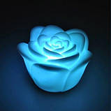 Світлодіодний світильник Квітка Роза ROSE Light акумуляторний безпровідний, фото 3