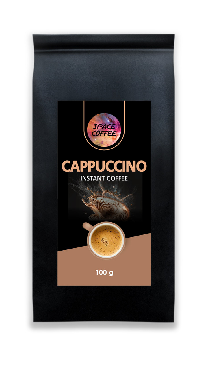 Сублімована кава Space Coffee з ароматом капучино 100 грамів