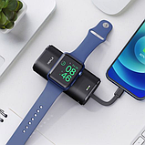 Зовнішній акумулятор iWalk Power Bank Black для Apple Watch (DBL9000W-BK), фото 4