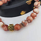 Красивий браслет із яшми ручної роботи, фото 3