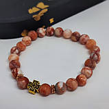 Красивий браслет із яшми ручної роботи, фото 2