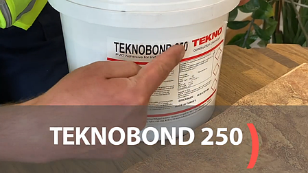 Акриловий клей Teknobond 250 на водній основі для підлогових покриттів із ПВХ уп.20 кг, фото 1