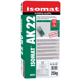 Ізомат АК 22/Isomat AK 22 — полімерцементний клей із підвищеною гнучкістю для плитки (пач. 25 кг), фото 1