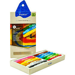 Пастель масляна Marco Create Something 12 кольорів, 4800OP-12