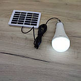 Лампа 7 Вт на акумуляторі із сонячною панеллю, фото 4