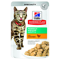 Пауч Hills Science Plan Adult Perfect Weight для контролю ваги - курка 85 г - 12 шт 1 уп