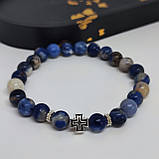 Браслет із солдаліту ручної роботи, фото 4