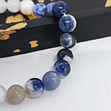 Браслет із солдаліту і хальцедону, фото 5
