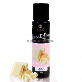 Лубрикант Secret Play 50 мл, зі смаком білого шоколаду