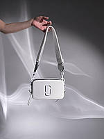 Женская подарочна сумка клатч Marc Jacobs The Snapshot Total White (белая) KIS02039 модная для девушки