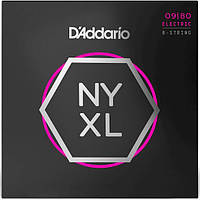 Струны для 8-струнной электрогитары D'Addario NYXL0980 NYXL SUPER LIGHT 8-STRING (09-80)