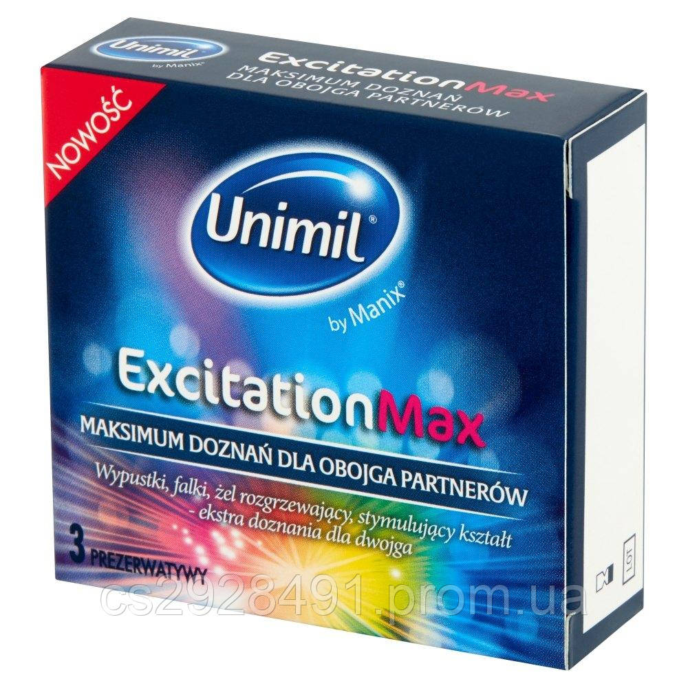 Презервативи Unimil Excitation Max Box 3