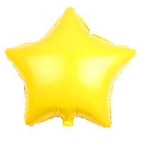 Шар фольгированный "Звезда Жёлтая". Размер: 18"(45см).
