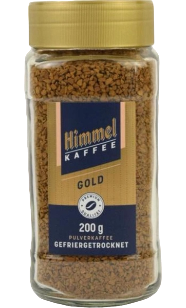 Кава розчинна Himmel Gold сублімована 200 г у скляній банці, фото 1