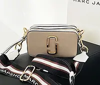 Marc Jacobs Small Camera Bag Beige/White