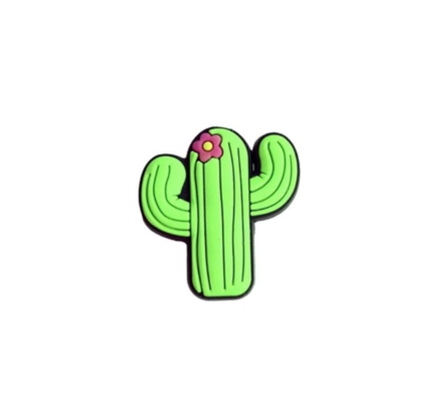 Джибітси прикраси для взуття кроксів сабо JIBBITZ cactus Квітучий кактус №1276