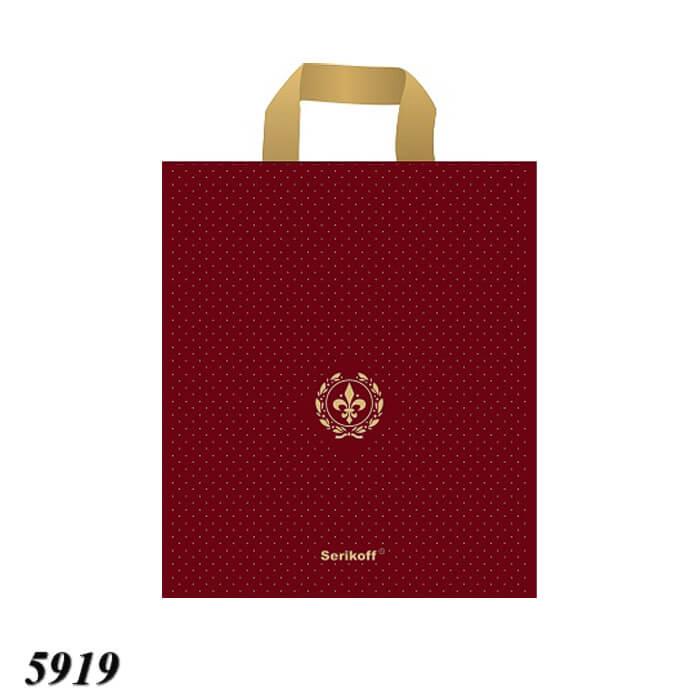 Пакет Serikoff Преміум Лілія червоний 30х34 см (50шт), фото 1