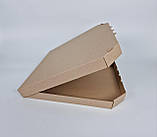 Коробка упаковка для Піци бура 35см(100 шт)(350х350х40 мм), фото 3