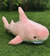 Детская игрушка обнимашка Большая мягкая игрушка Акула икеа Розовая 60 см Подушка игрушка Акула антистресс.
