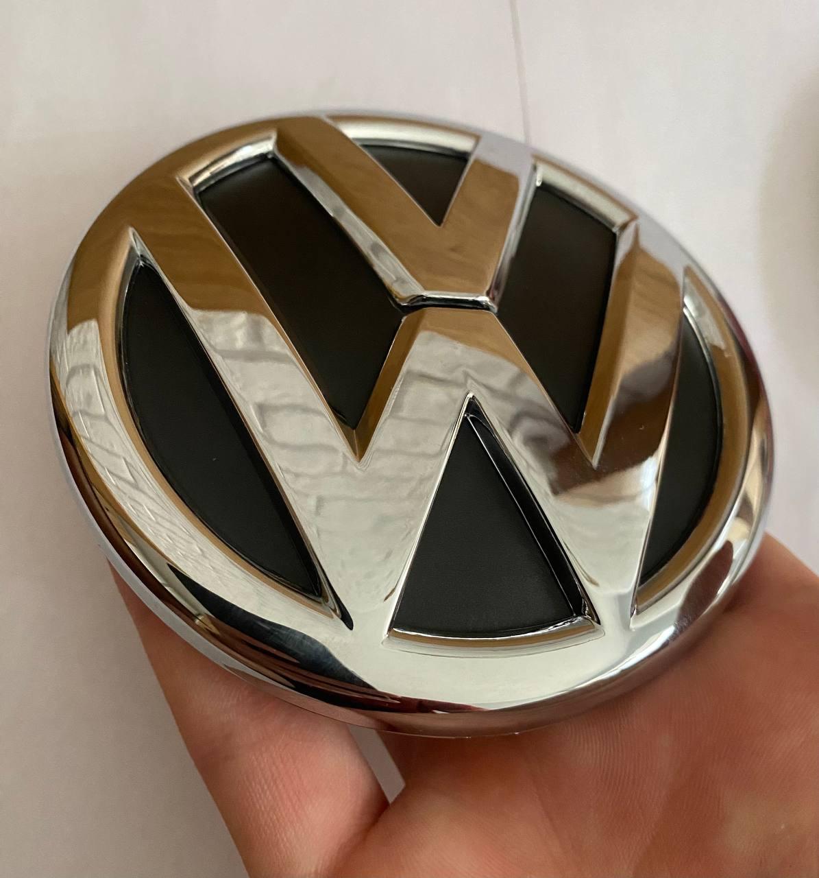 Емблема задня VW (Фольцваген) 100мм POLO 5, Jetta 6, PASSAT B7/B8 - Хром (5C6853630), фото 1