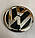 Емблема задня VW (Фольцваген) 110мм TIGUAN 1, PASSAT B6, CADDY 3, T5 - Хром (5N0853630), фото 6