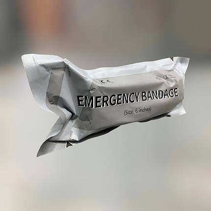 Бандаж компресійний Emergency Bandage 6 дюймів ізраїльського типу, фото 2