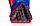 Боксерські рукавиці PowerPlay 3018 Jaguar Сині 14 унцій, фото 5