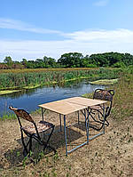 Купити розкладний стіл та стільці для пікніка "Кріпиш ФП2Х+2к" набір туристичних меблів