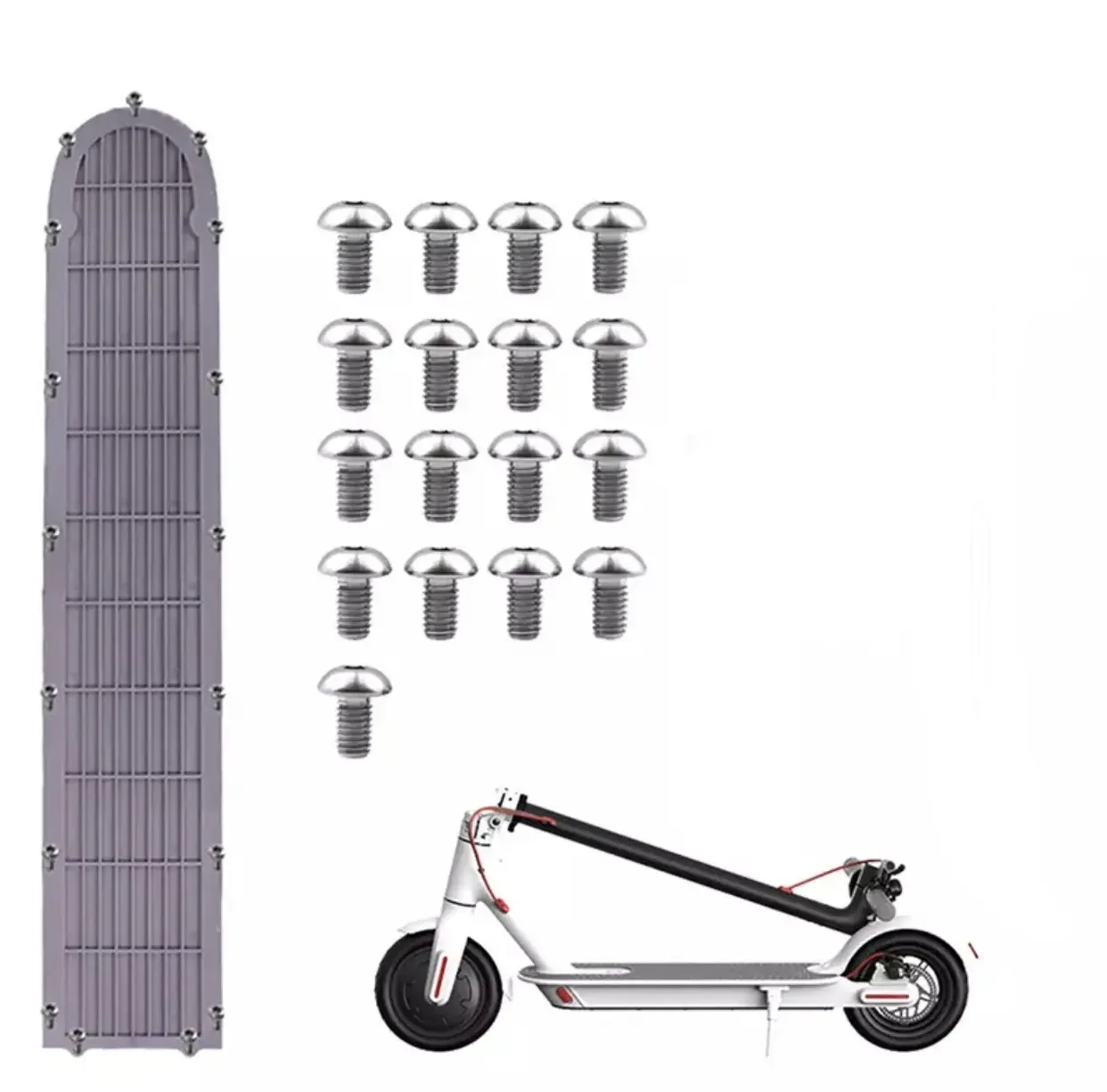 Комплект болтів деки самоката для Xiaomi M365 50шт, фото 1